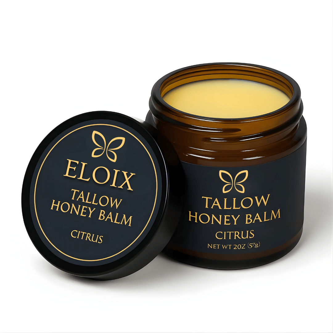 Organic Grass-Fed Beef Tallow With Raw Honey Balm