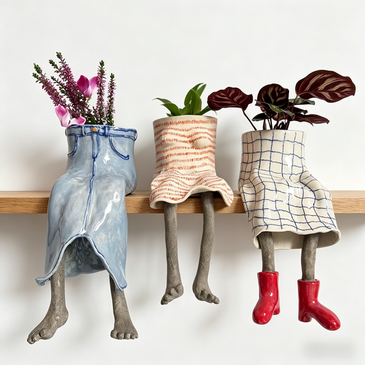 🪴✨Creative Sitting Planter Collection