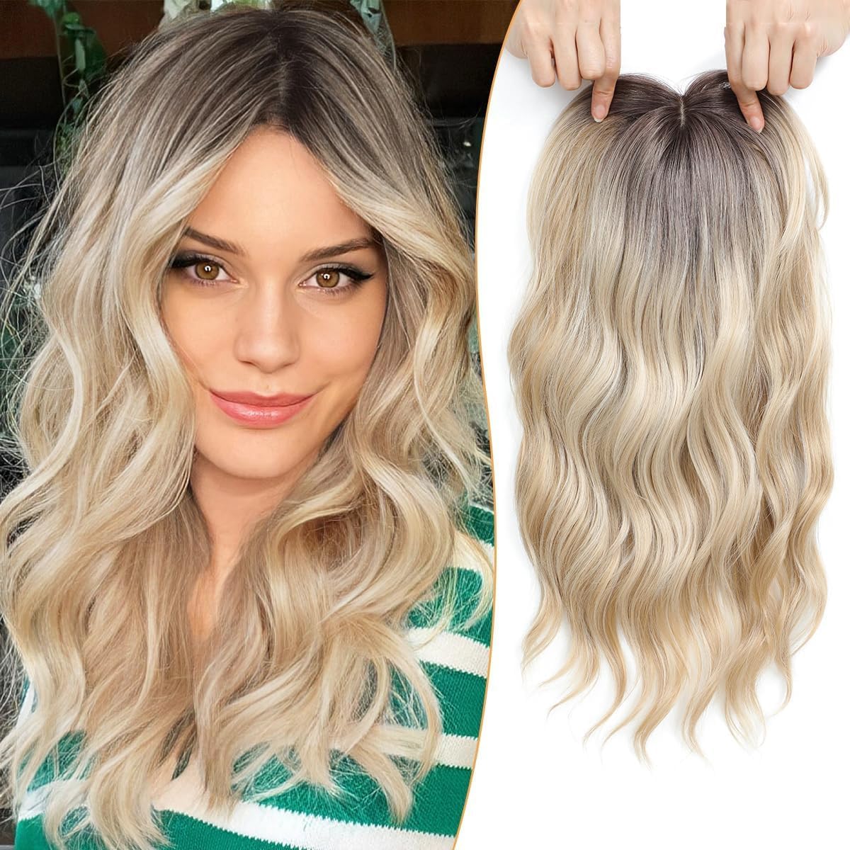 🔥Last Day:60% Off🌷2026 New Lightweight & Breathable Wavy Hair Topper