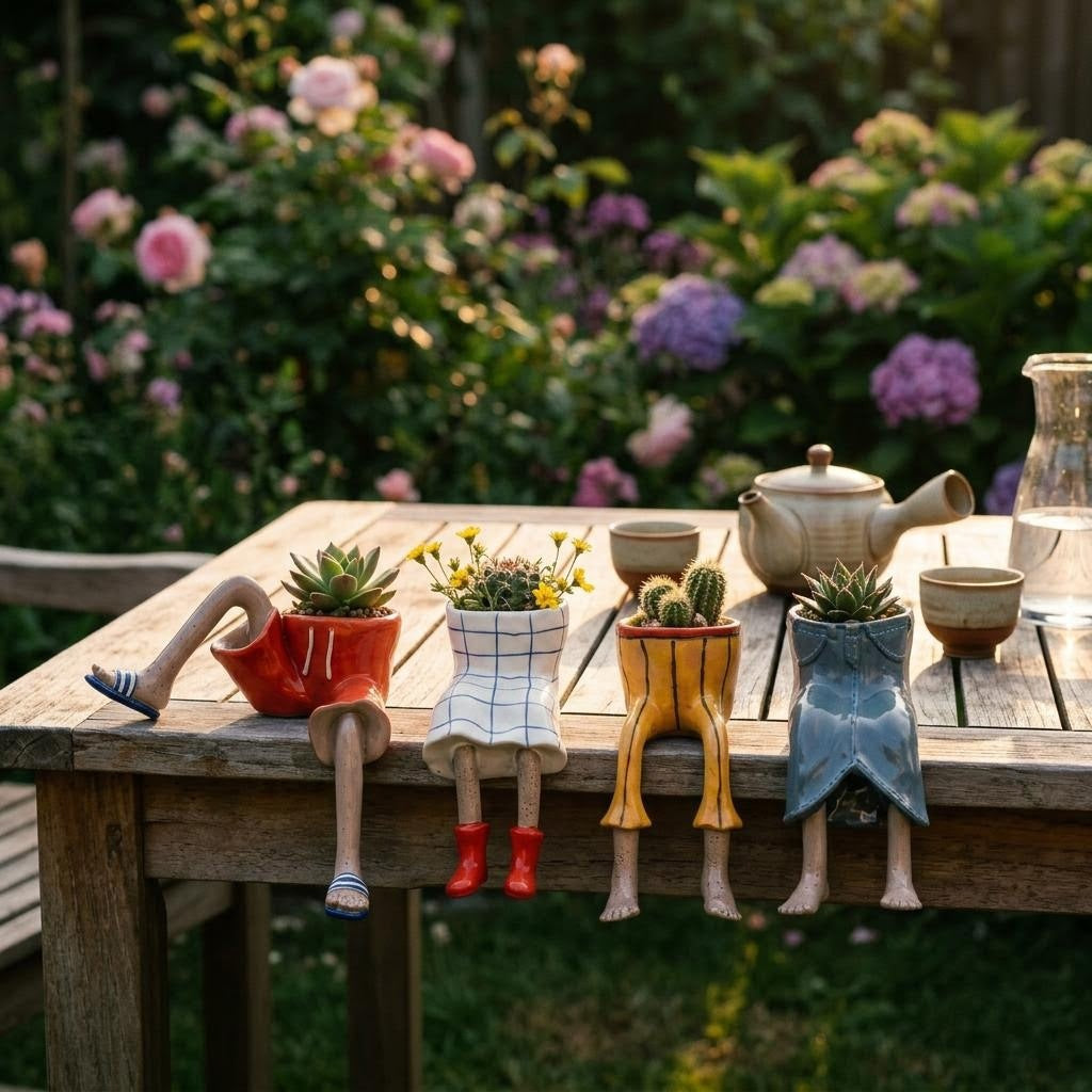 🪴✨Creative Sitting Planter Collection