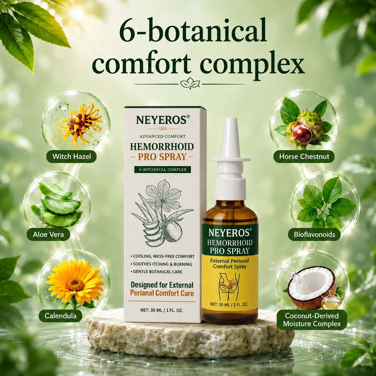 NEYEROS® Advanced Comfort Hemorrhoid PRO Spray