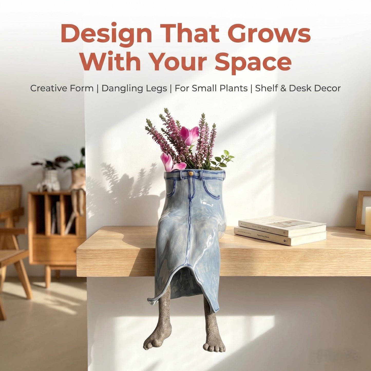 🪴✨Creative Sitting Planter Collection