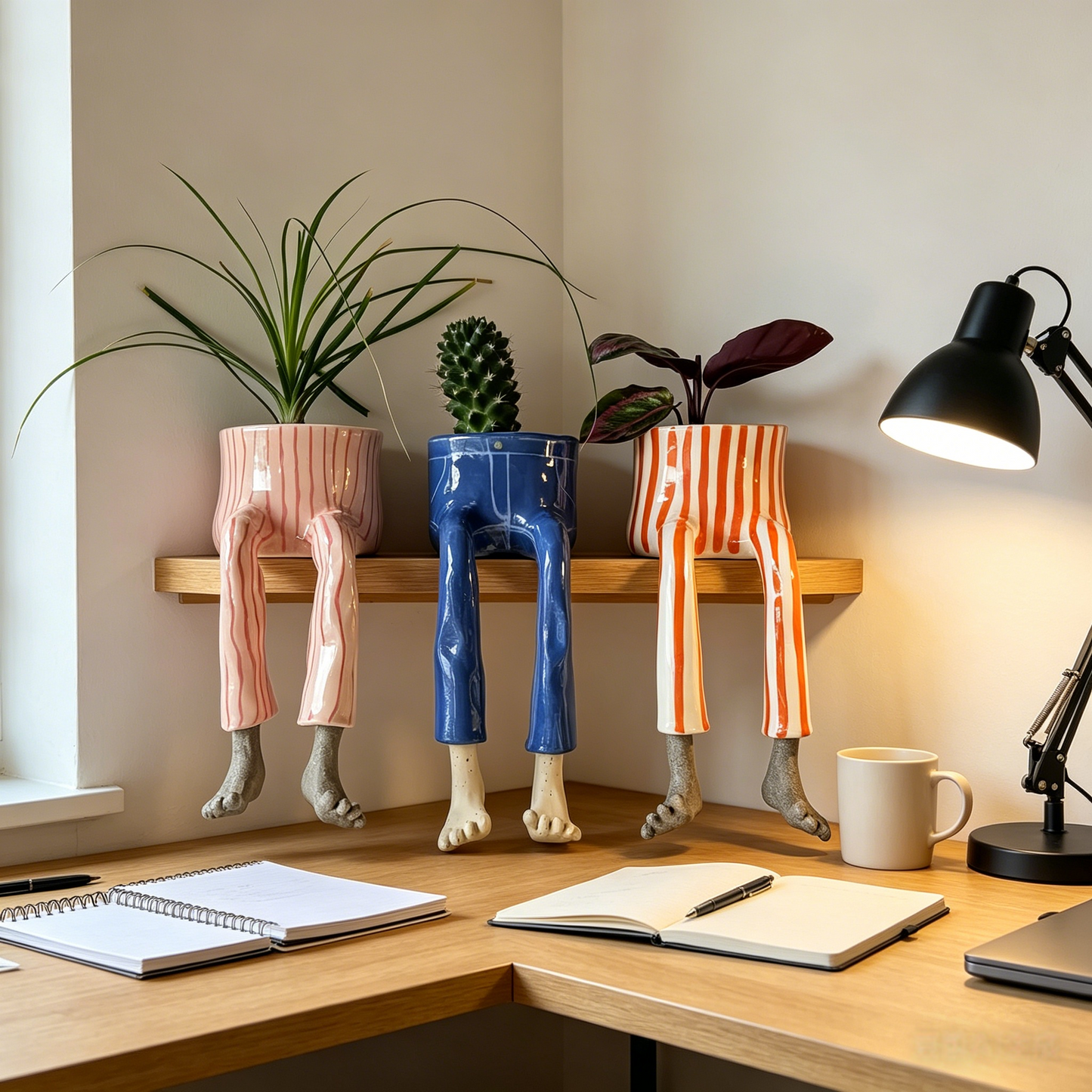 🪴✨Creative Sitting Planter Collection