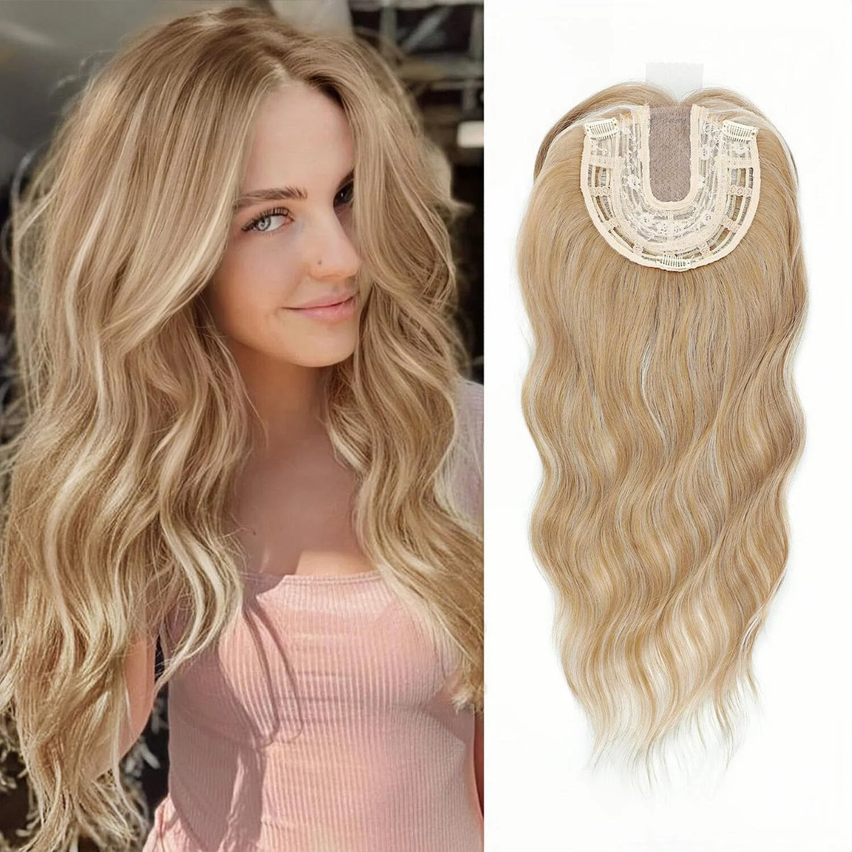 🔥Last Day:60% Off🌷2026 New Lightweight & Breathable Wavy Hair Topper