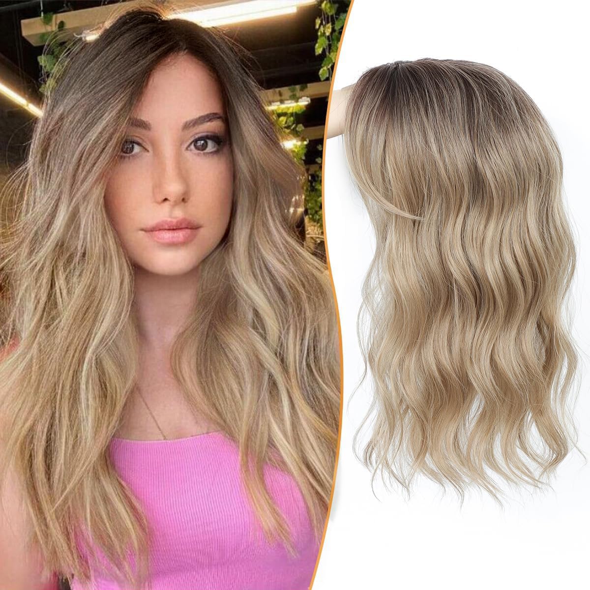 🔥Last Day:60% Off🌷2026 New Lightweight & Breathable Wavy Hair Topper