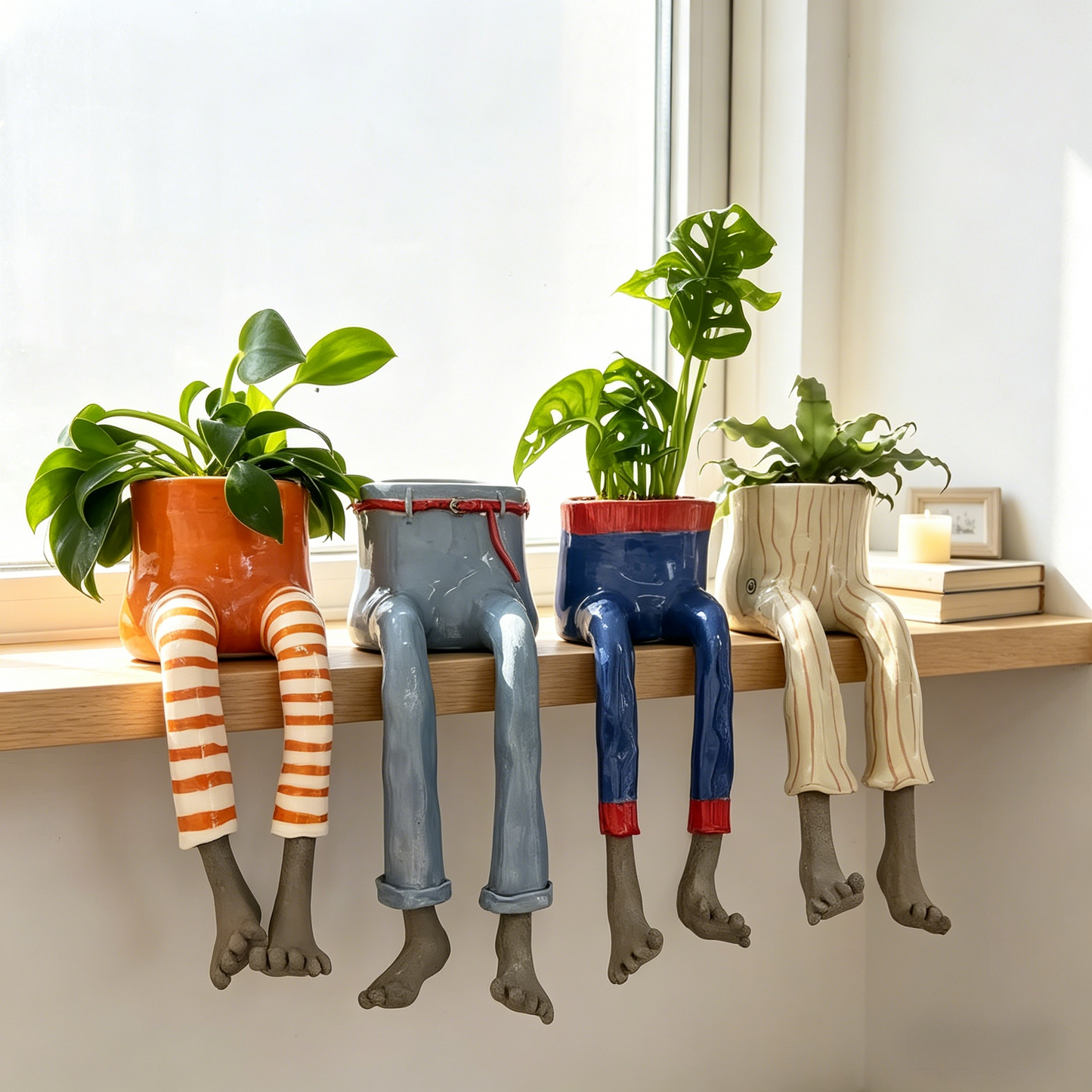 🪴✨Creative Sitting Planter Collection