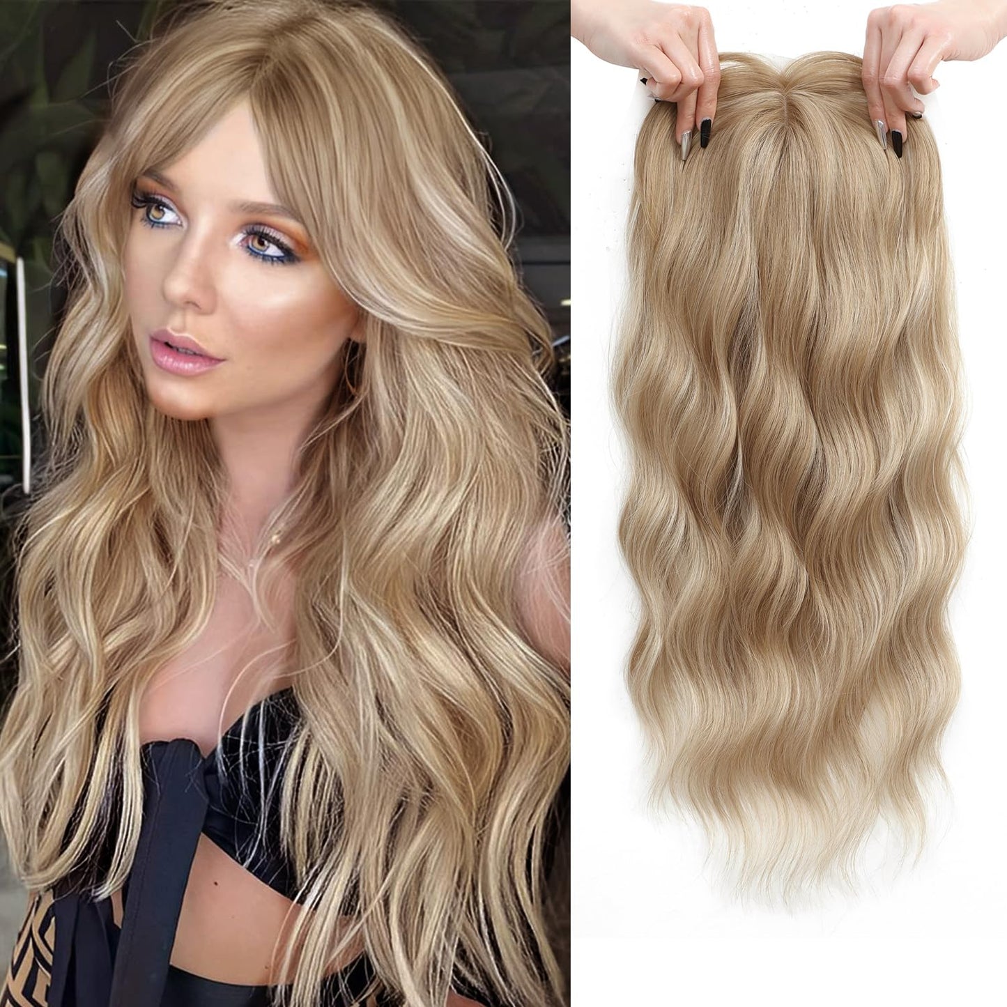 🔥Last Day:60% Off🌷2026 New Lightweight & Breathable Wavy Hair Topper