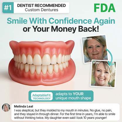 NEYEROS™ Advanced Functional Dentures — Get Your Smile Back With A Secure & Comfortable Fit