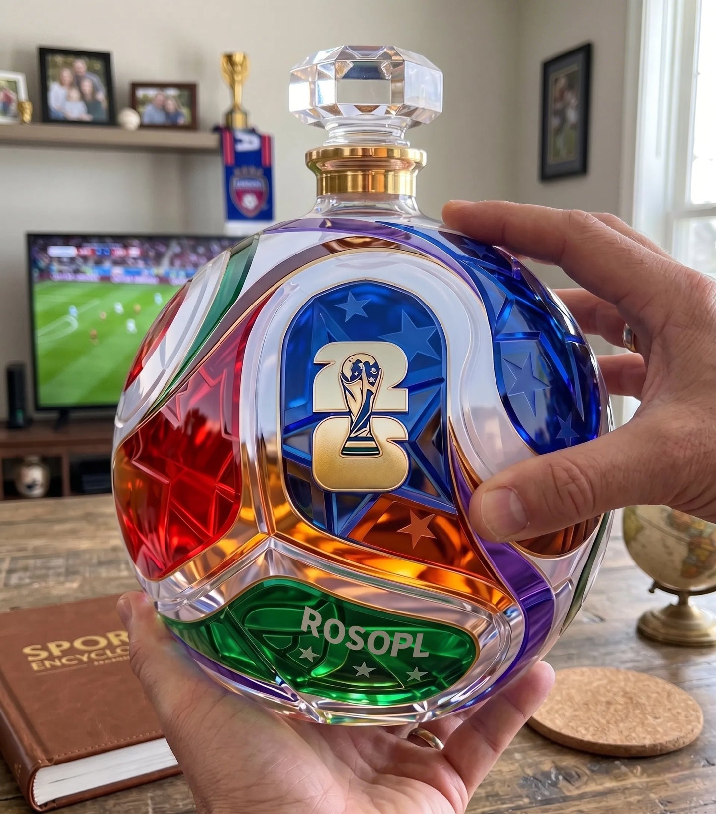 🍺⚽2026 World Cup Football Collector’s Edition Whiskey Decanter